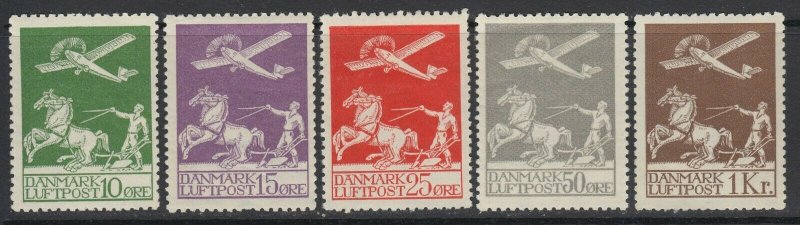 Denmark, Scott C1-C5, MLH (C5 with minor corner crease)