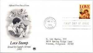 FDC 1995 SC #2957 Postal Soc Commemorative - Lakeville PA - Single - J1186