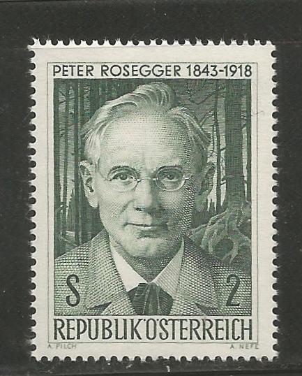 AUSTRIA, 814, MNH, PETER ROSEGGER