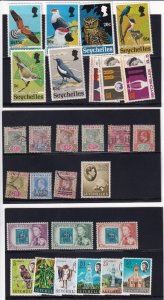 SEYCHELLES COLLECTION Q/VICTOR,KEV11,KGV,QE11 MLH & USED HIGH CAT VALUE