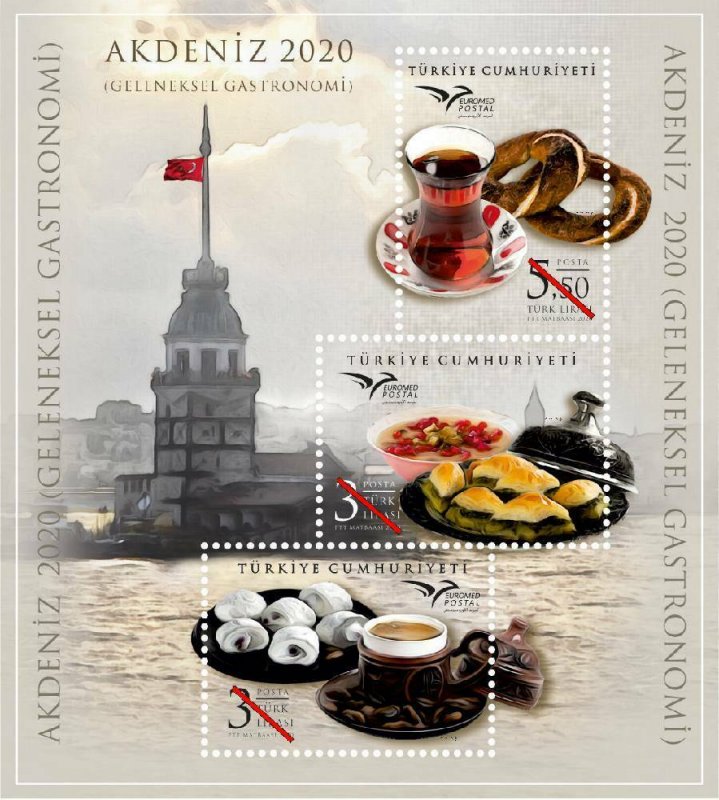 TURKEY / 2020 - EUROMED 2020 Gastronomy (Cofee, Dessert), MNH