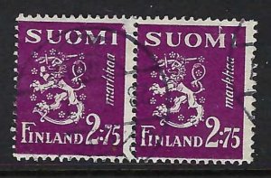 FINLAND 174B PAIR VFU H159