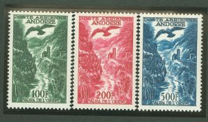 Andorra (French) #C2-C4 Unused Single (Complete Set) (Bird)