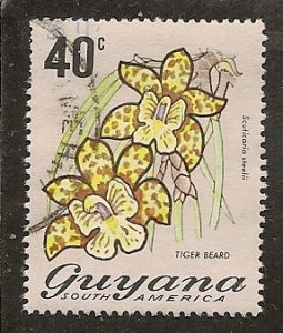 Guyana  Scott 142  Flower   Used