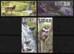 Sri Lanka 2010 Horton Plains National Park perf set of 4 ...