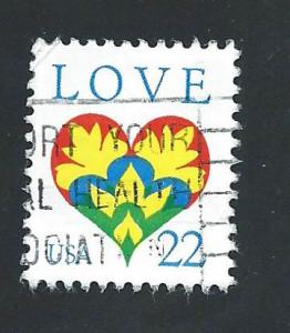 SC# 2248 - (22c) - Love, Used