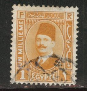 EGYPT Scott 110 Used 1927-37 King Fuad stamp