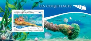 TOGO 2015 SHEET SHELLS SEASHELLS MARINE LIFE tg15119b