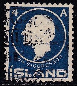 Iceland # 88, Jon Sigurdsson, Used, Third Cat