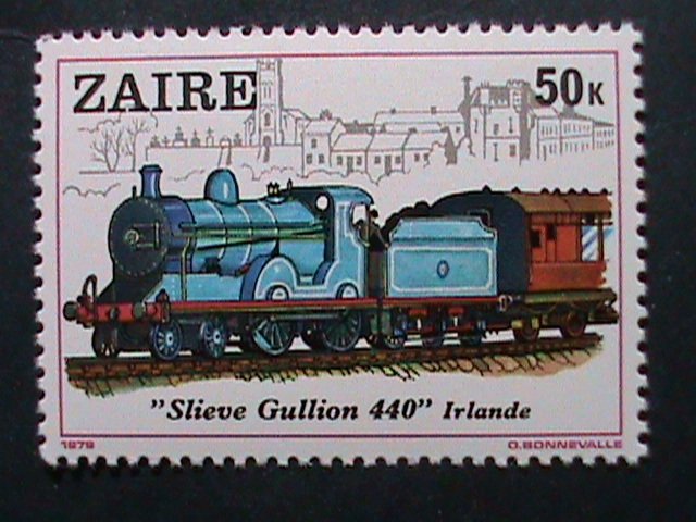 ​ZAIRE-1980 SC# 935-42-WORLD FAMOUS TRAINS -MNH  SET VERY FINE