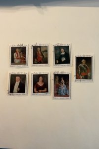 Cuba Art set of 7 Stamps, 1972, #1699-1705, CTO
