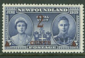 Newfoundland # 250 Royal Visit O/pt 2c  (1) Unused VLH