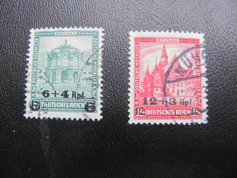 GERMANY 1931 USED  B42-3  OVERPRINT 28 EUROS  (124)