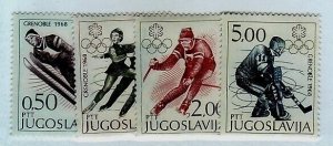 Yugoslavia Sc 900-3 NH issue of 1968 - Olympics 