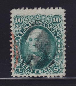89 VF+ used neat cancel with nice color cv $ 350 ! see pic !