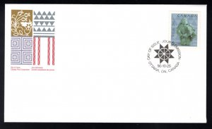 1295 Scott, FDC, Canada, Mother and Child, 45c, 1990, Oct 25