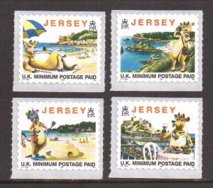 Jersey   #786-789   MNH  1997 minimum postage paid set  self-adhesive