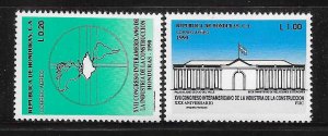 Honduras 1990 Congress of Industry and Construction Sc C800-C801 MNH A2554