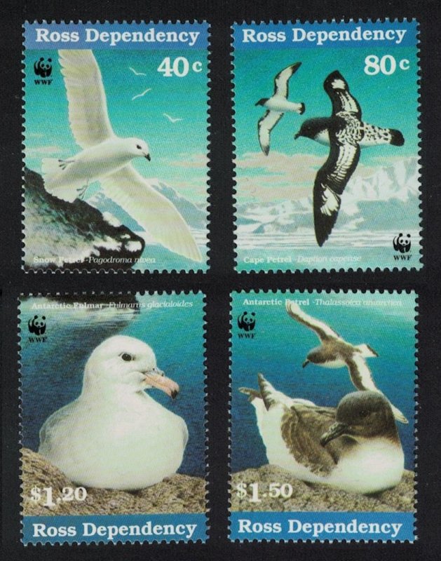 Ross Dep. WWF Antarctic Seabirds 4v 1997 MNH SC#45-48 SG#44-47 MI#50-53