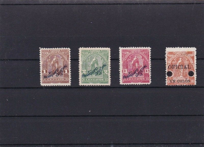 EL SALVADOR  MOUNTED MINT OR USED STAMPS ON  STOCK CARD  REF R1040 