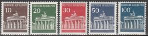 Germany #952-6 MNH VF CV $12.15 (D2097)