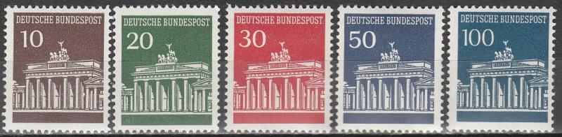 Germany #952-6 MNH VF CV $12.15 (D2097)