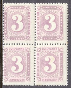 Liberia - Scott #26 - Block/4 - MLH - Gum bumps, 1 small toning spot - SCV $8.00