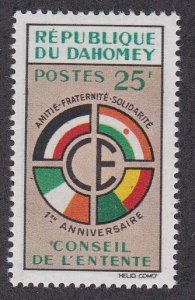 Dahomey # 139, Emblem of the Entente, Mint NH, 1/2 Cat.