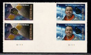 UNITED STATES SC# 4527-28 VERT. GUTTER PL# BLK/4 VF/NH