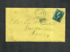 Tennessee 19th Century Cover Withe Depot DPO 4 Nov 12