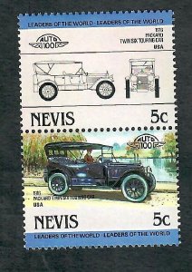 Nevis #287 Classic Cars MNH pair