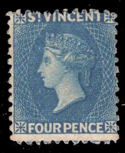 MOMEN: ST VINCENT SG #6 1866 MINT OG H £275 LOT #66260