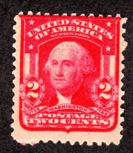 USA. Scott # 319 MH, Cat = $ 6.00, Lot 220354 -01