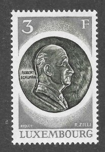 Luxembourg Scott 515 MNHOG - 1972 Robert Schuman Medal - SCV $0.60