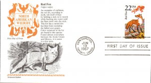 #2335 Red Fox Aristocrat FDC