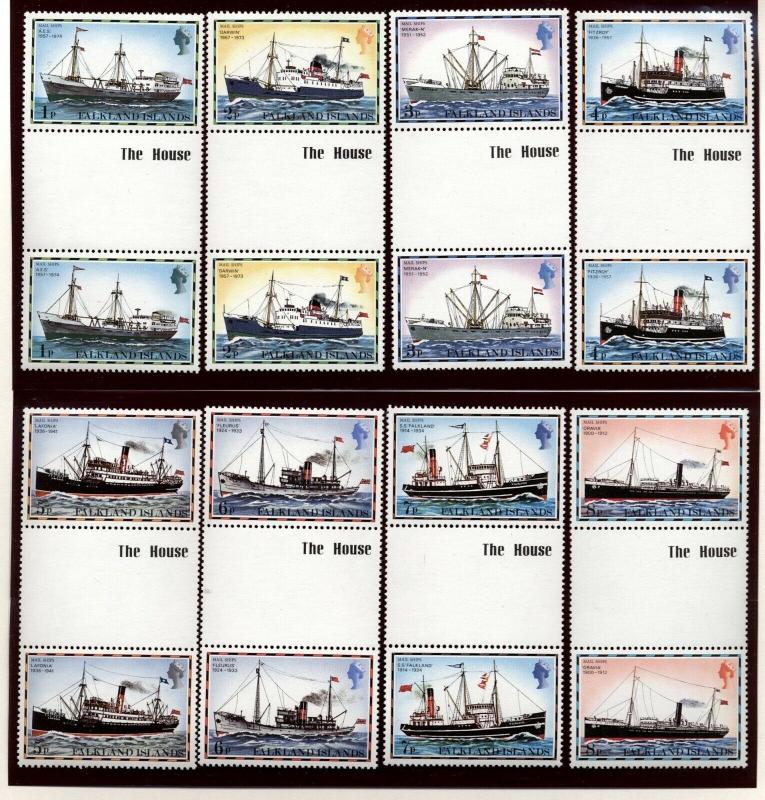 Falkland Isl. collection Butterflies Birds,Fish Mint NH in mounts $115.00 jp