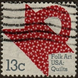 United States 1746 - Used - 13c Folk Art / Quilts (1978)