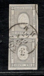 ITALIAN STATE - SARDINIA SC# P1 PAIR FVF/U