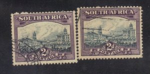 SOUTH AFRICA SCOTT# 56A USED  2p 1938