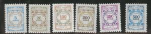 TURKEY Scott o122-127 MNH** 1971 official set