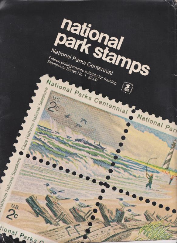 15 National Parks Centennial 1872-1972 stamp posters suitable for framing