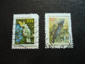 Stamps - Indonesia - Scott# 1164-1165 - Used Part Set of 2 Stamps