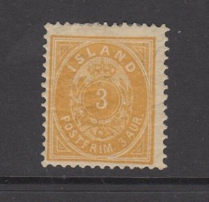 Iceland, Scott 21, MHR (thin)