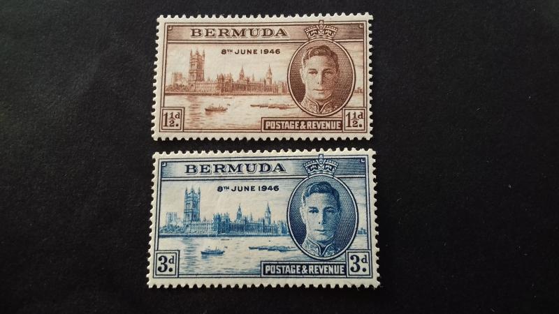 Bermuda 1946 Victory George VI