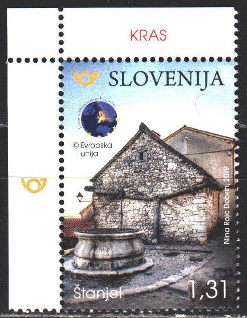 Slovenia. 2019. 1355. Tourism, Karst in Brkin. MNH.
