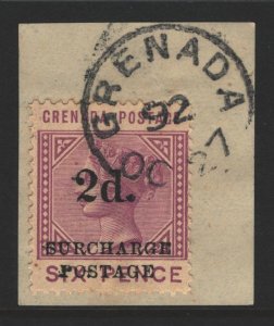 Grenada Sc#J6 Used on Piece