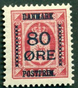 DENMARK #137, Mint Never Hinged, Scott $84.00