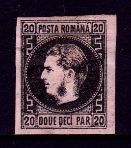 Romania - Scott #31 - MH - Wrinkling on hinge - SCV $30