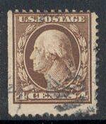 US Stamp #334 - George Washington - Beautiful Single