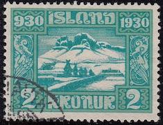 Iceland #164, used, CV $240.00